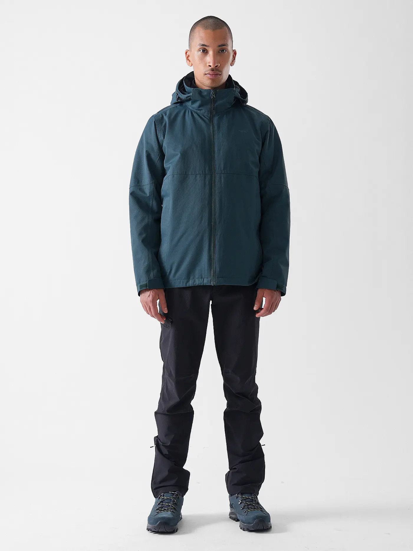 MERU | Herren Wanderjacke Bedfird 2in1 Hoodie | dunkelgrün